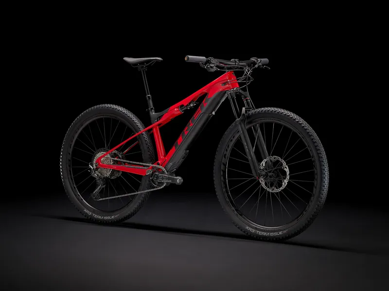 2022 Trek E-Caliber 9.8 XT Electric Mountain Bike Red and Black-1